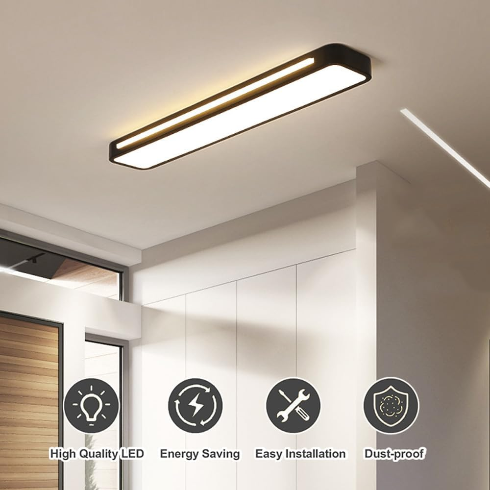 Slim LED Iron Ceiling Light Fixture