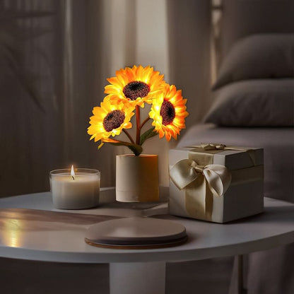 Bright Floral LED Desk Lamp