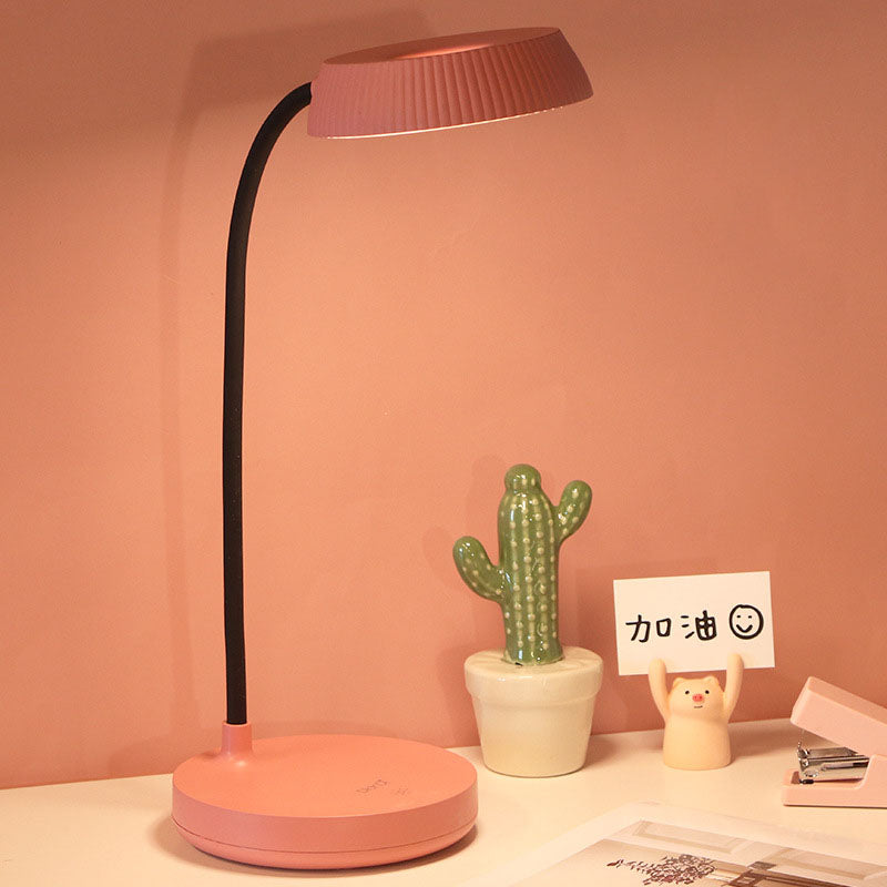 Simple Round LED Desk Lamp with USB Port - Cofik