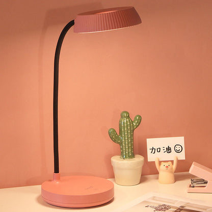 Simple Round LED Desk Lamp with USB Port - Cofik