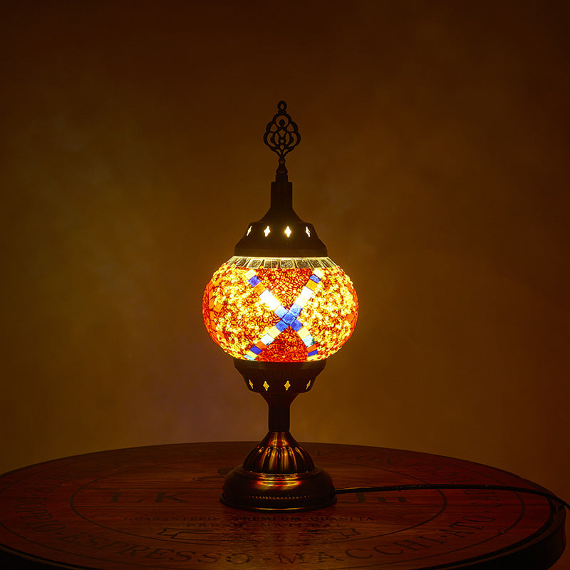 Classic Elegant Oval Table Lamp for Bedroom