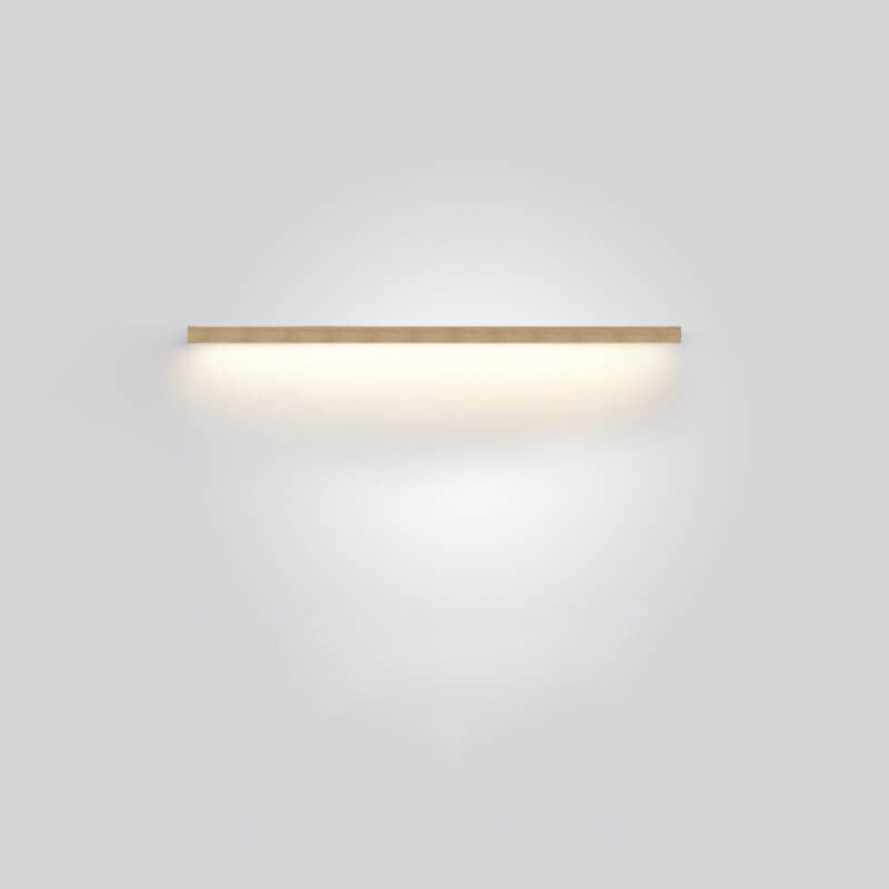 Natural Wood Japanese LED Wall Lamp
