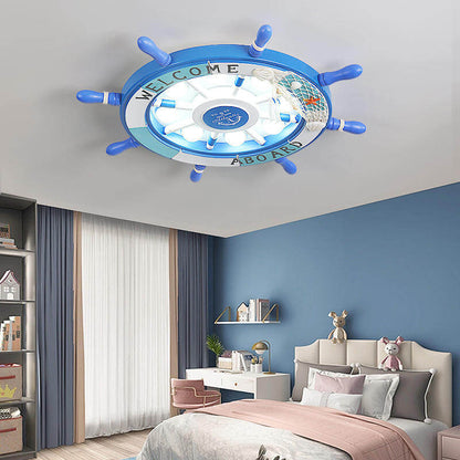 Colorful Kids Sailboat LED Ceiling Light - Cofik