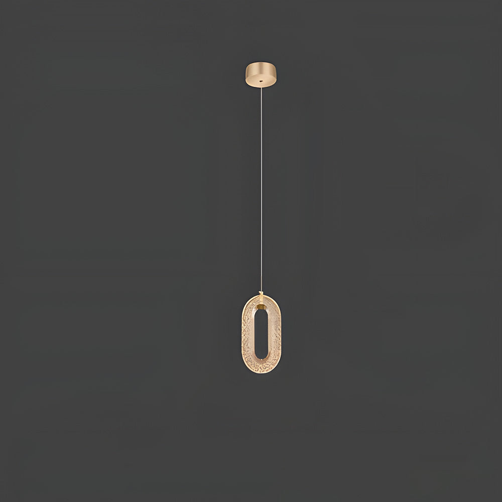 Contemporary Metal LED Hanging Light Fixture