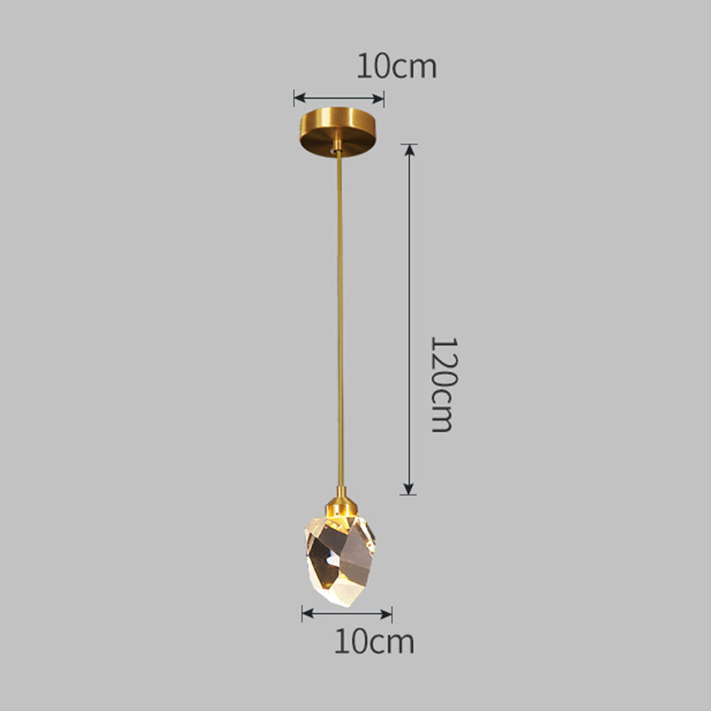 Luxurious Crystal Drop Ceiling Light Fixture