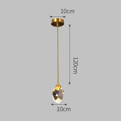 Luxurious Crystal Drop Ceiling Light Fixture