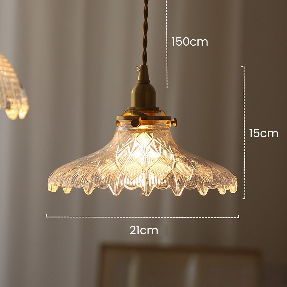 Retro Style Glass Pendant Lighting