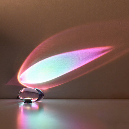 Colorful Crystal Angel Eyes LED Desk Lamp - Cofik