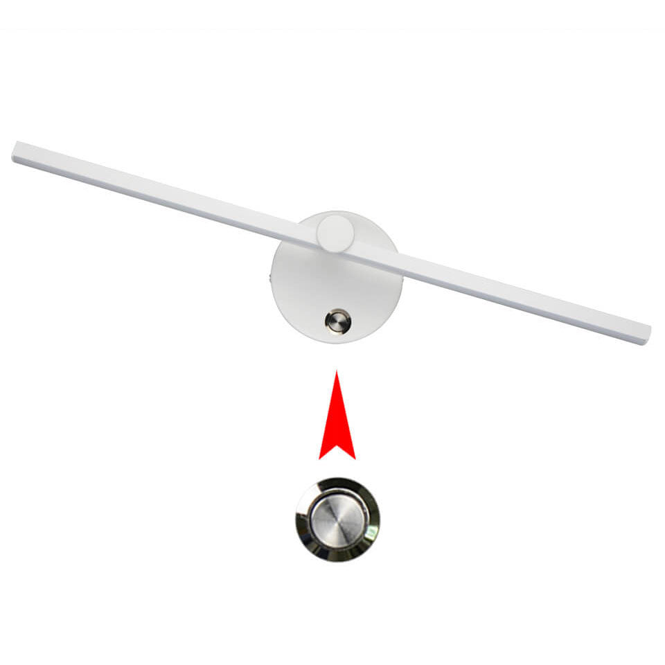 Slim Aluminium LED Bathroom Wall Light Lamp