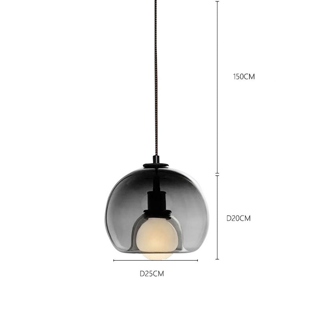 Colorful Glass Globe Pendant Light Shade