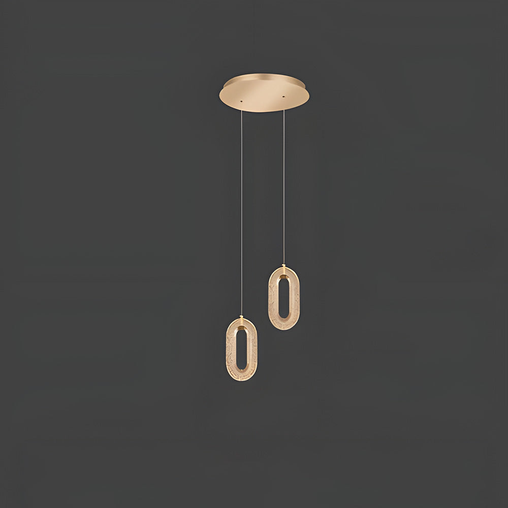 Contemporary Metal LED Hanging Light Fixture