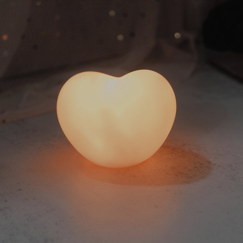 Soft Heart Table Lamp Warm LED Nightlight - Cofik