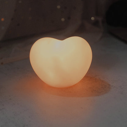 Soft Heart Table Lamp Warm LED Nightlight - Cofik