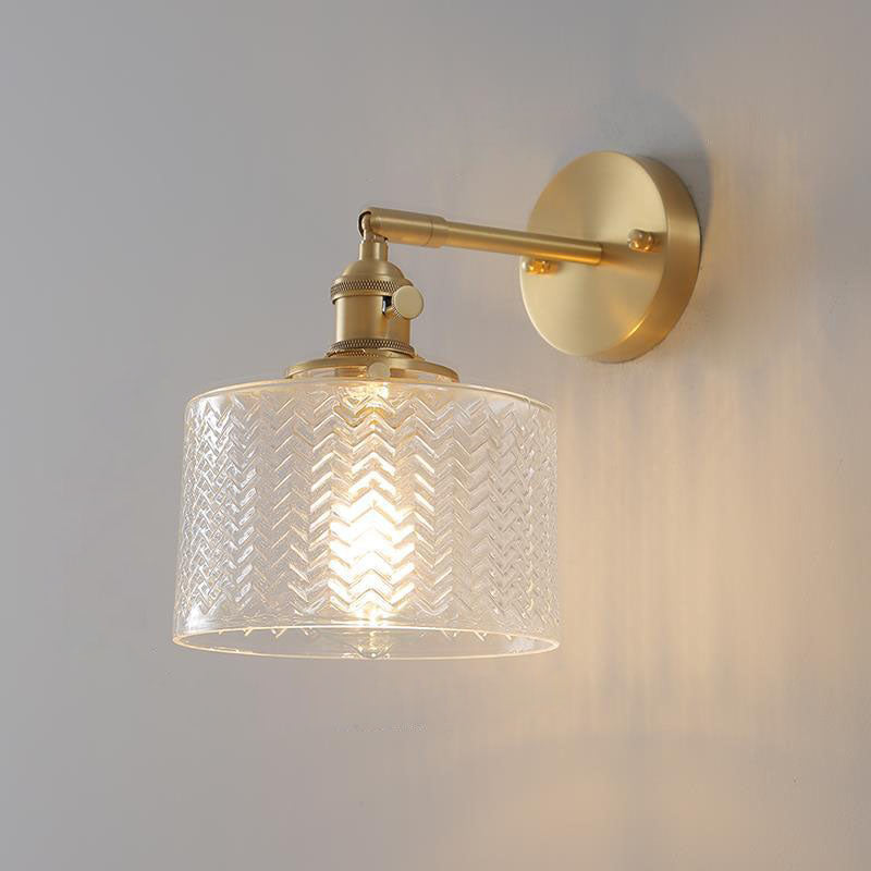 Simple Gold Sconce Lamp
