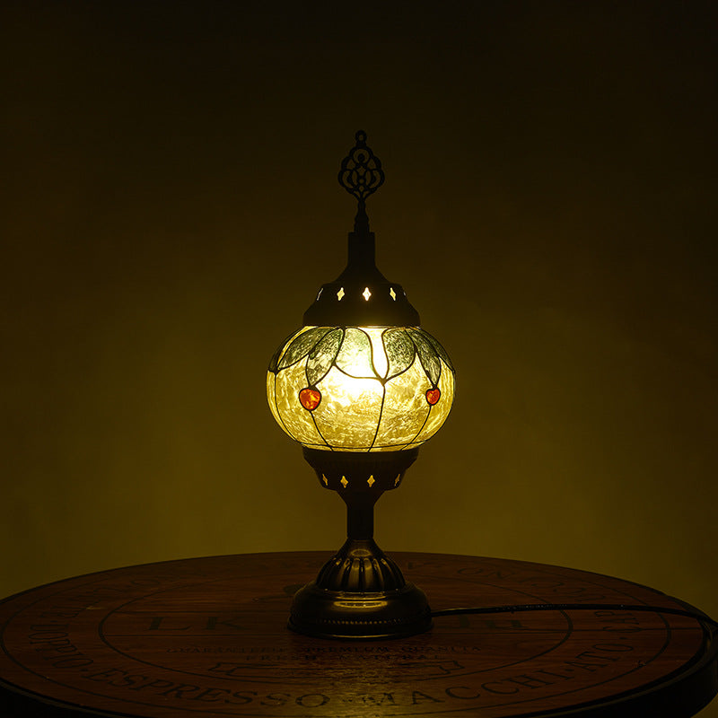Classic Elegant Oval Table Lamp for Bedroom