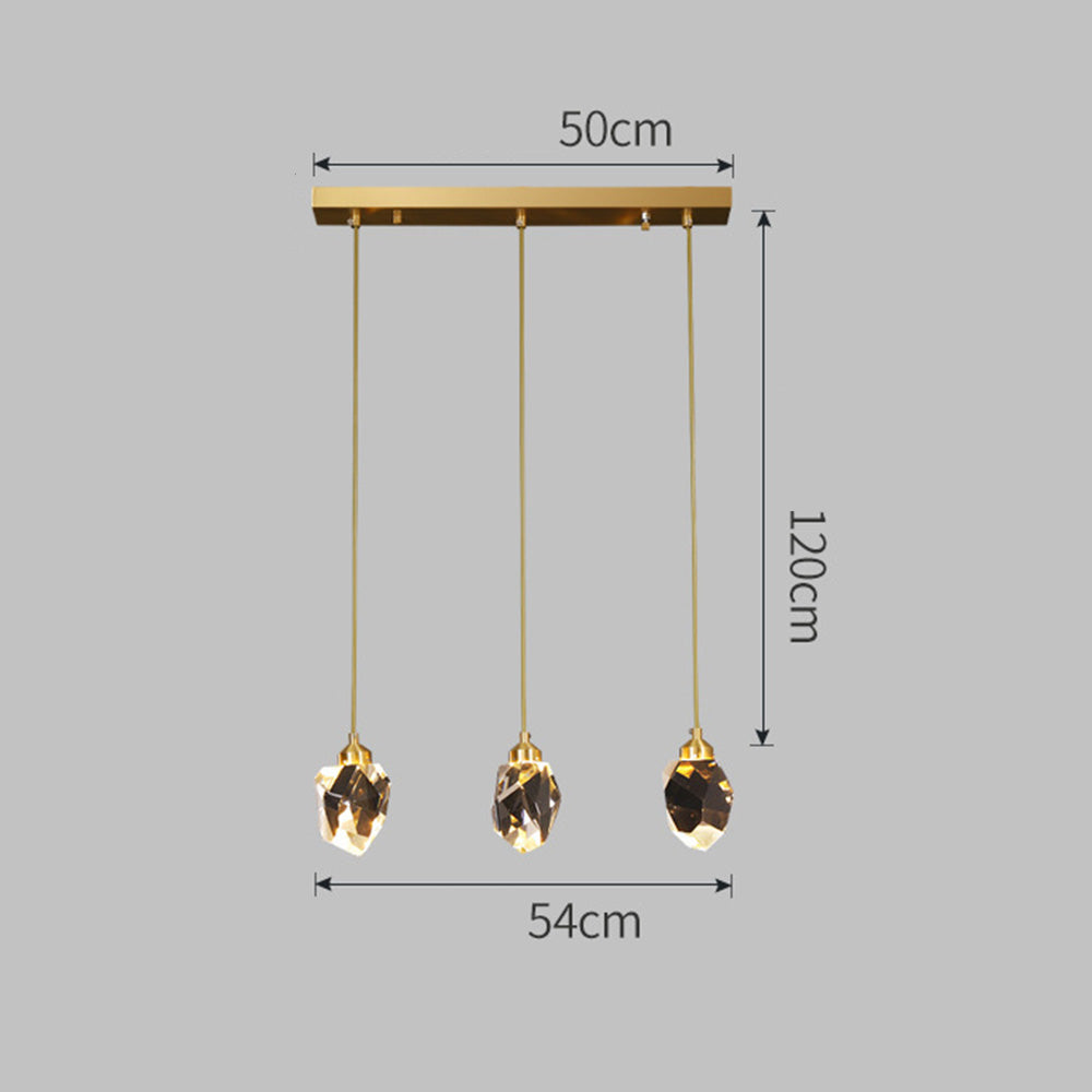 Luxurious Crystal Drop Ceiling Light Fixture