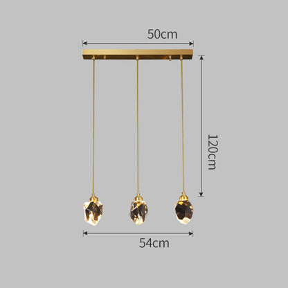 Luxurious Crystal Drop Ceiling Light Fixture
