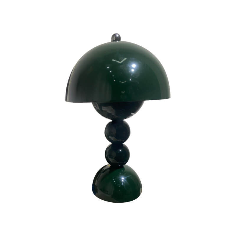 Elegant Ceramic Desk Lamp with Green Shade