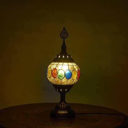 Classic Elegant Oval Table Lamp for Bedroom