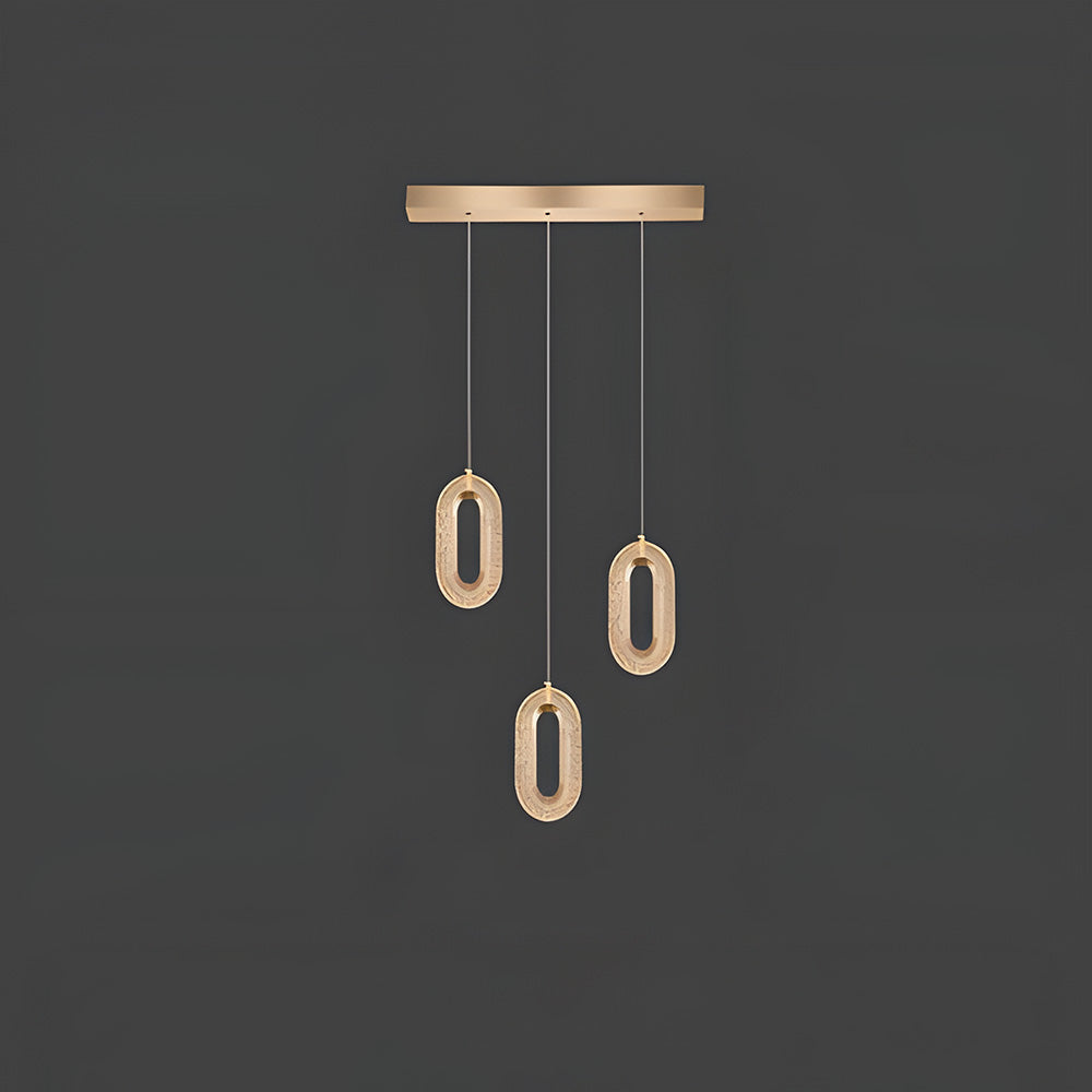 Contemporary Metal LED Hanging Light Fixture