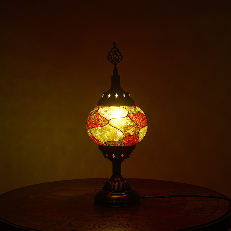 Classic Elegant Oval Table Lamp for Bedroom