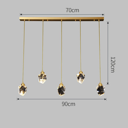 Luxurious Crystal Drop Ceiling Light Fixture