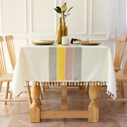 Easy Care Waterproof Tablecloth for Kitchen Dining