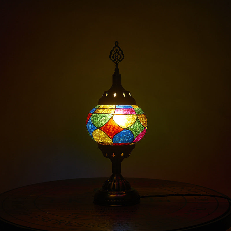 Classic Elegant Oval Table Lamp for Bedroom