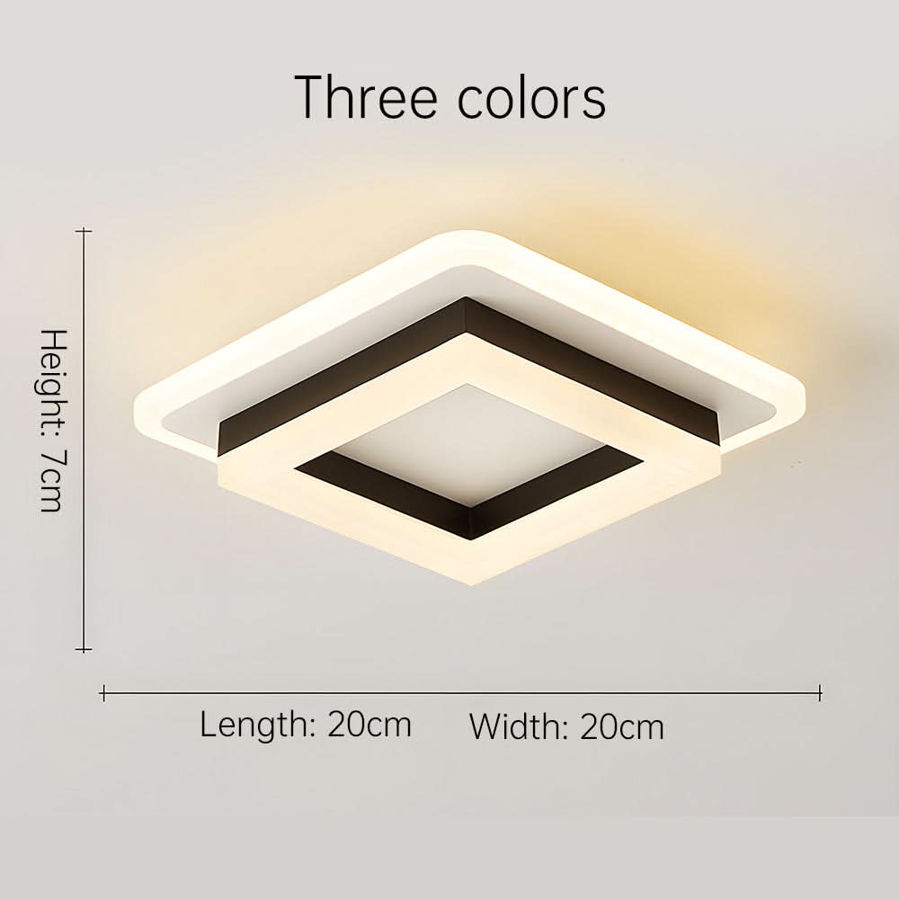 Stylish Square LED Ceiling Lamp for Home Decor