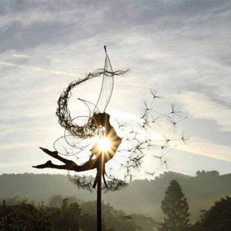 Whimsical Outdoor Garden Decor Statue