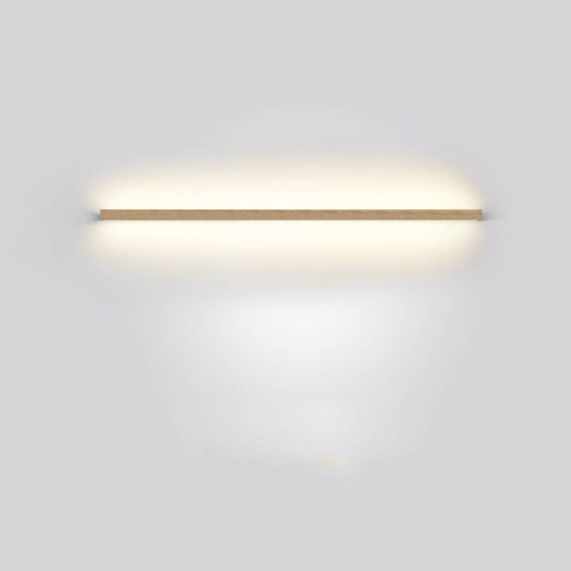 Natural Wood Japanese LED Wall Lamp