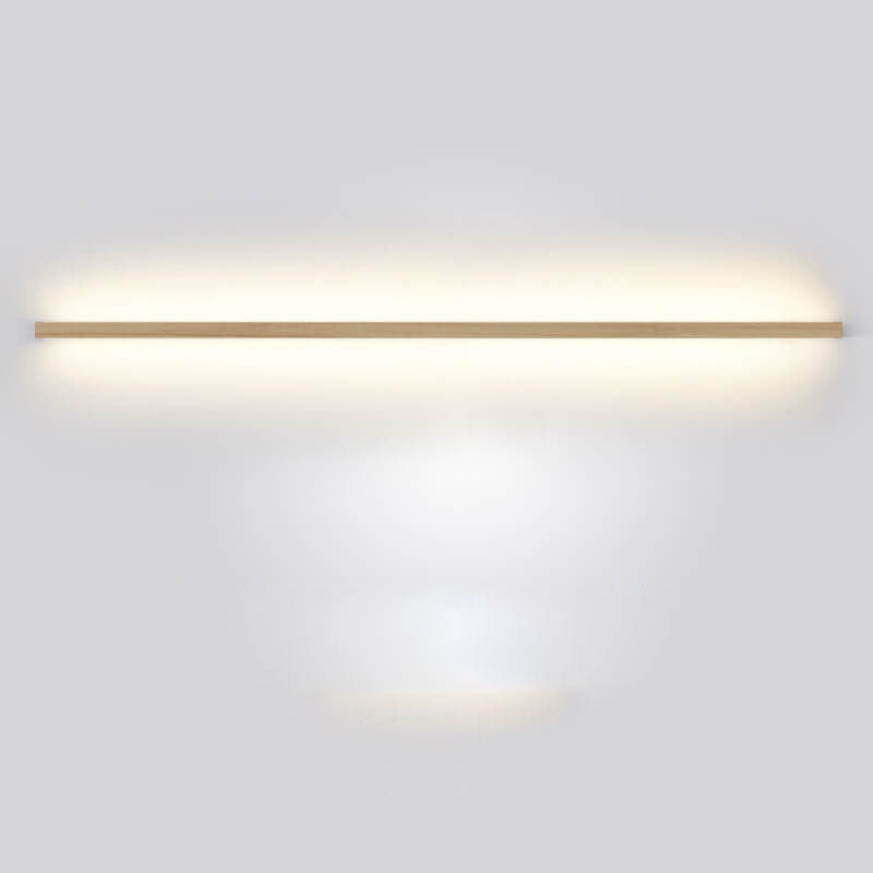 Natural Wood Japanese LED Wall Lamp