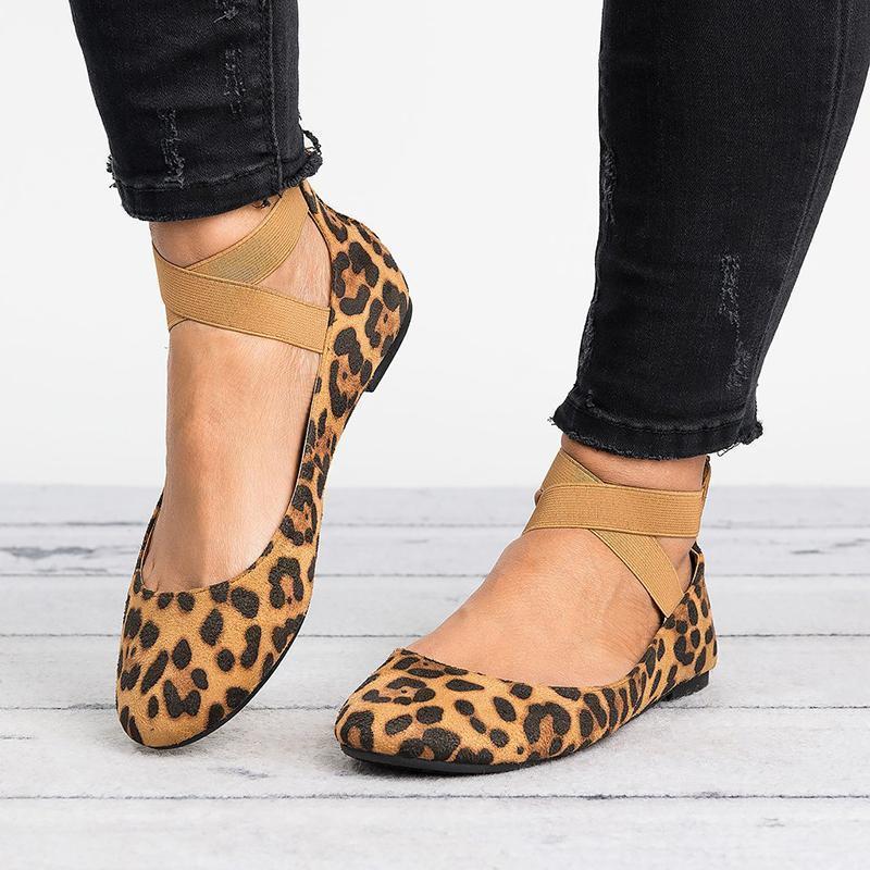 Comfy Women's Leather Flat Ballet Shoes