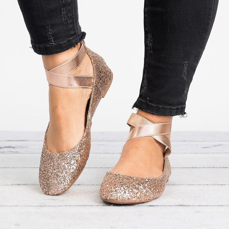 Comfy Women's Leather Flat Ballet Shoes