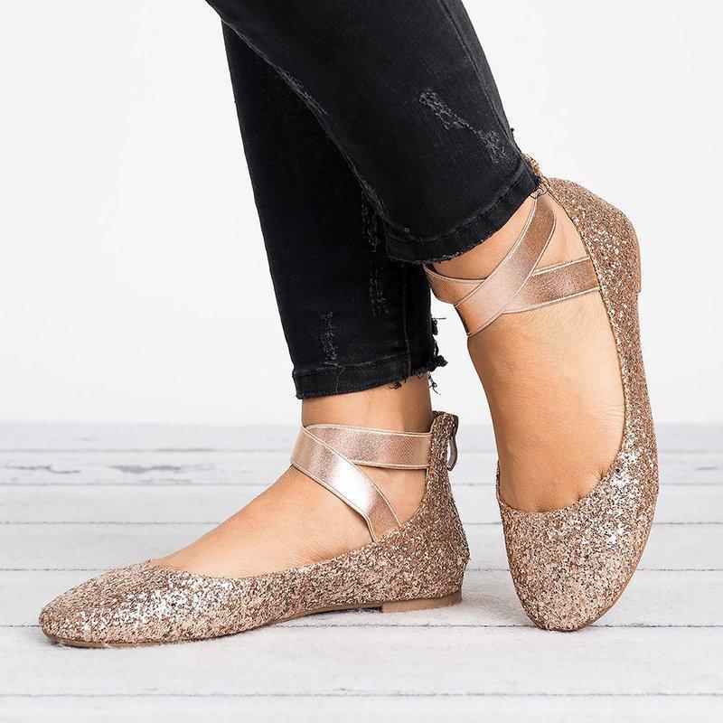 Comfy Women's Leather Flat Ballet Shoes