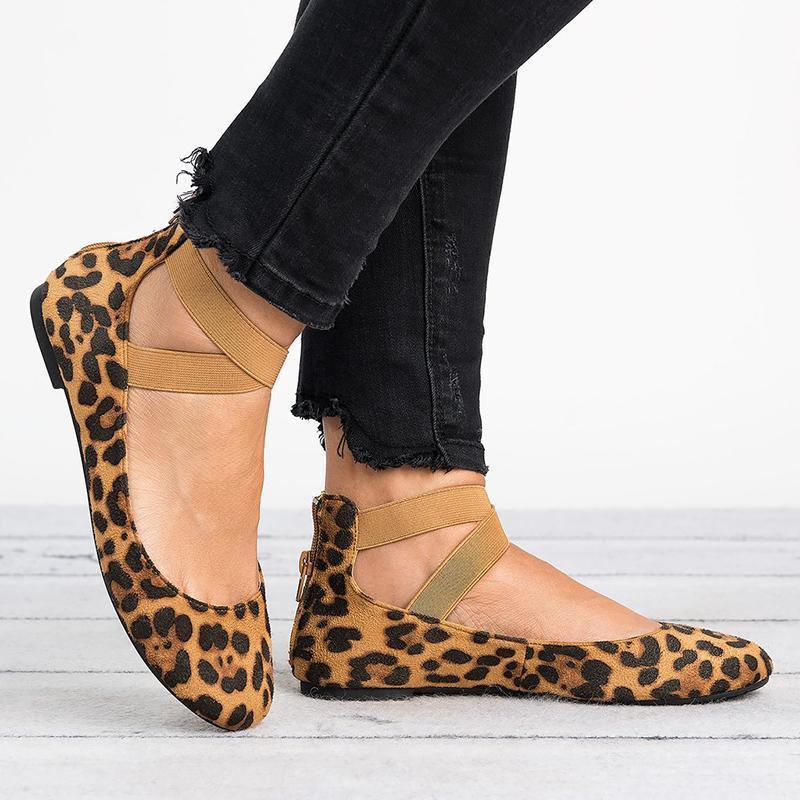 Comfy Women's Leather Flat Ballet Shoes