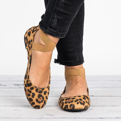 Comfy Women's Leather Flat Ballet Shoes