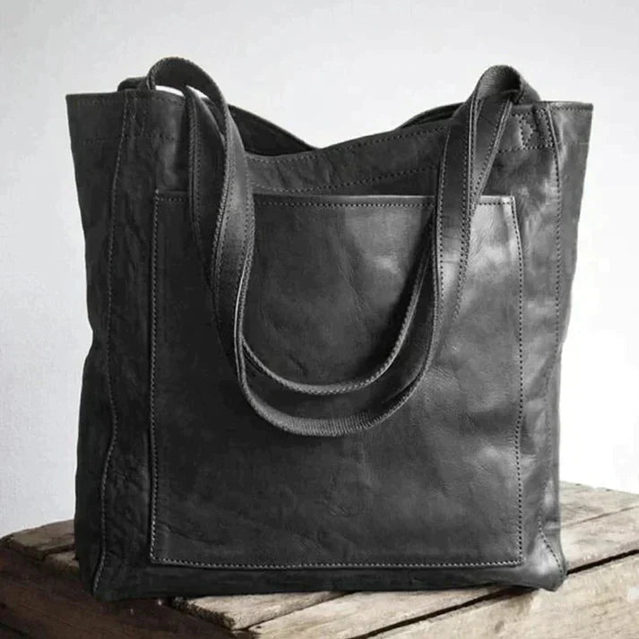 Premium Leather Tote Shoulder Bag