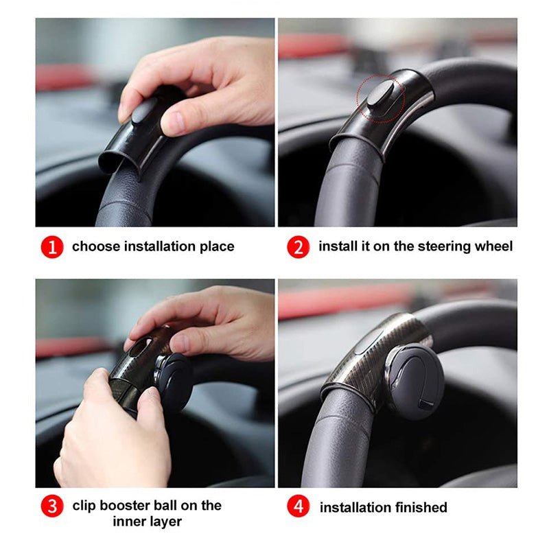 Comfortable Grip Steering Wheel Spinner Knob