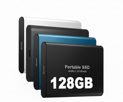Fast 128GB USB-C SSD Storage Drive - Cofik