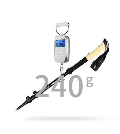 Lightweight Carbon Hiking Poles with Shock Absorption