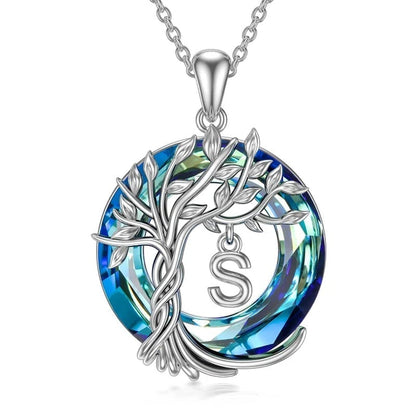 Nature Inspired Crystal Tree Necklace