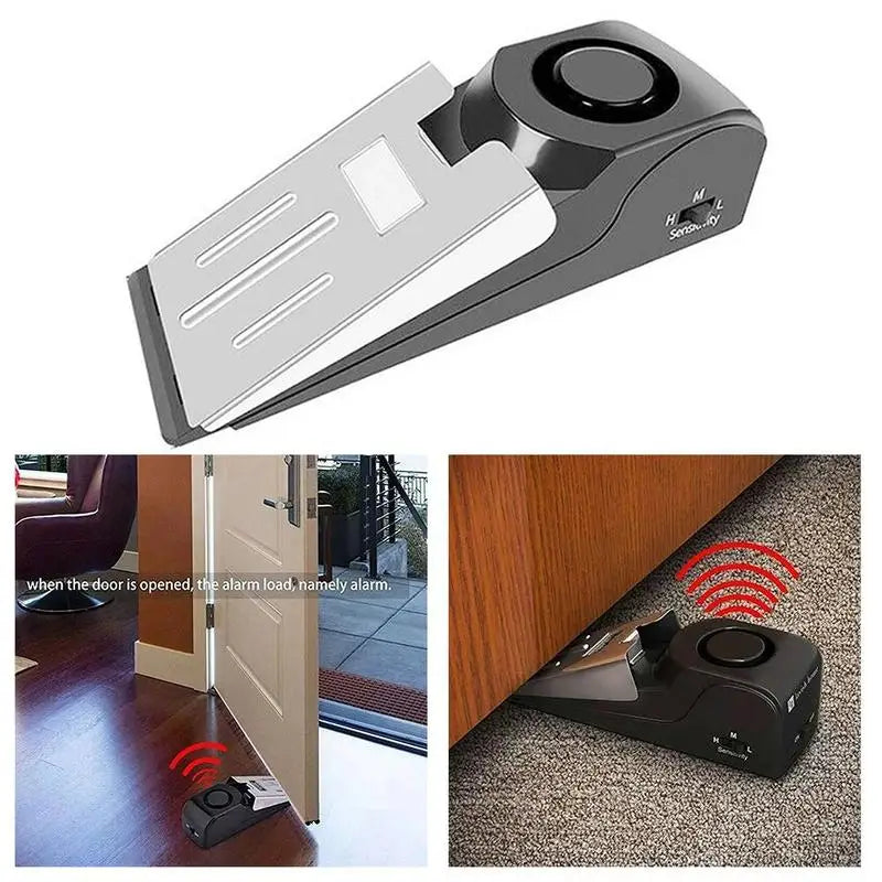 Secure Home Door Stop Alarm System