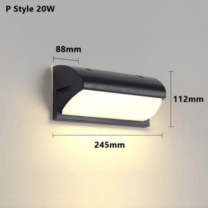 Bright Outdoor Motion Sensor Wall Lamp