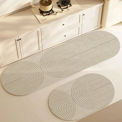 Soft Aqua Bathroom Mat Set
