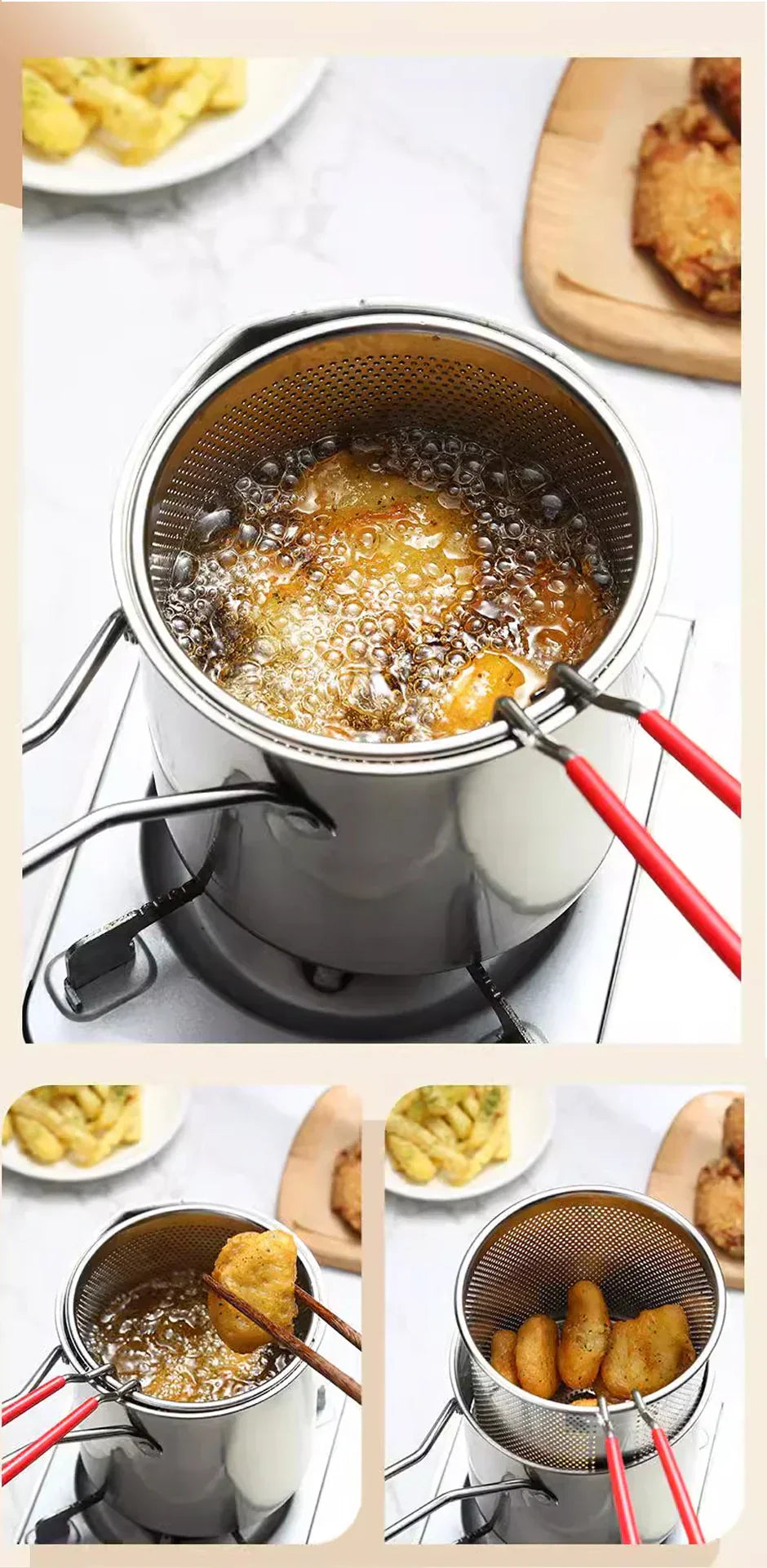 Easy Home Electric Deep Fryer