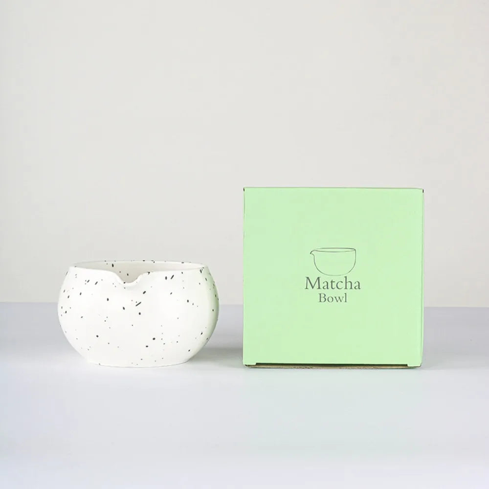 Traditional Japanese Green Tea Ceramic Bowl - Cofik