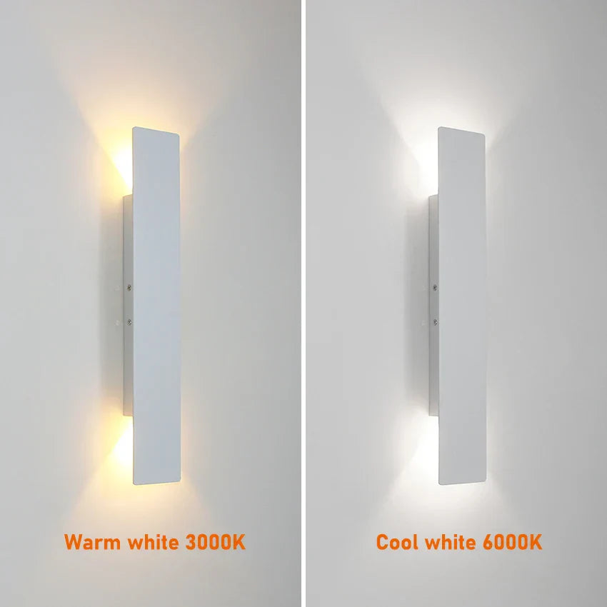Contemporary Slim LED Bedside Lamp
