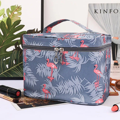 Stylish Animal Print Travel Makeup Bag