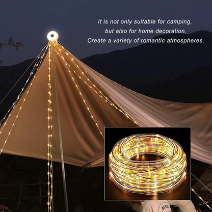 Bright Outdoor Rechargeable Fairy Lights